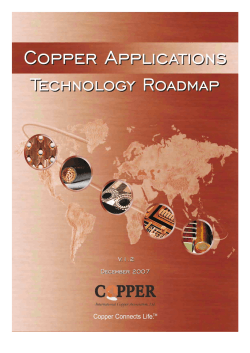 Copper Applications Technology Roadmap（日本語版） - 日本銅センター