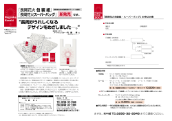 包装紙・スパーバッグ申込書. (PDF:340KB) - 長岡花火デザインプロジェクト