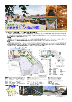 未来を育む「木造幼稚園」 - 前橋工科大学