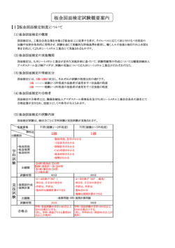 板金図面検定試験概要案内 - 九州シートメタル工業会