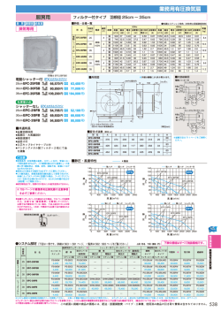 業務用有圧換気扇