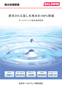 廃水処理装置 - 日本ボールドウィン株式会社
