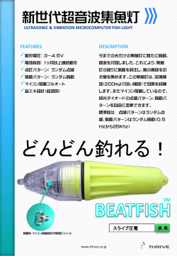 新世代超音波集魚灯 BEATFISH ビートフィッシュ