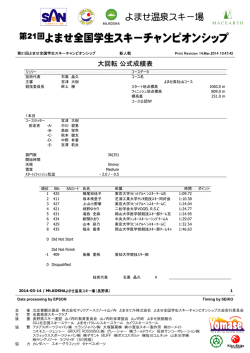 女子GS(新人戦)