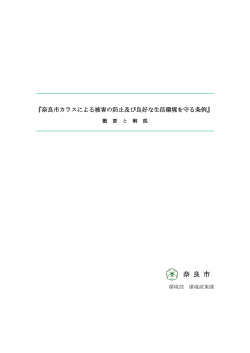 概要と解説(PDF:359KB) - 奈良市