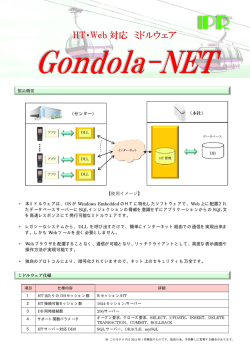 HT・Web 対応 ミドルウェア