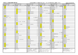 平成24年度年間行事予定 - 鳥取県教育情報ネットワーク