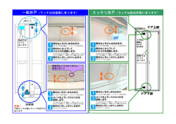 一般折戸（ラッチは浴室側に有ります）