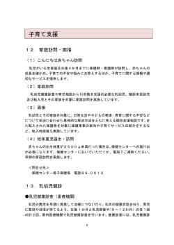 子育て支援(PDF:393KB) - 豊川市