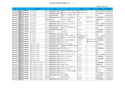 指定給水用器材承認品リスト（PDFファイル 117KB）