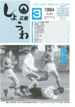 「広報しょうわ」1994年3月号 - 昭和町