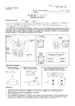 尿検査について