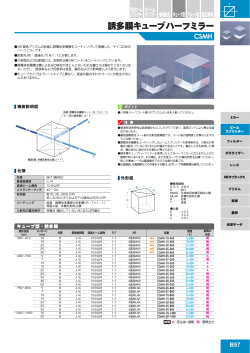 誘多膜キューブハーフミラー