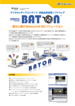 Interra Batonカタログ