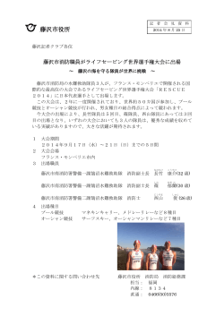記者会見資料（PDF：113KB） - 藤沢市