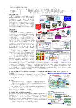 熱駆動型MH 冷水システムの動作条件最適化に関する研究 - 早稲田大学