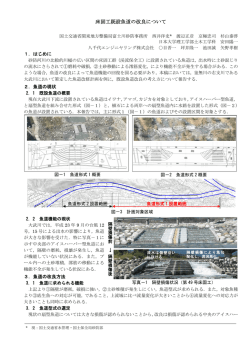 床固工既設魚道の改良について - yec｜八千代エンジニヤリング株式会社