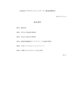 資料PDF(2.5MB) - GEMITSアライアンスパートナーズ|GEMAP