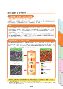 環境分野での技術開発（PDF：2ページ, 155KB） - NTT Data