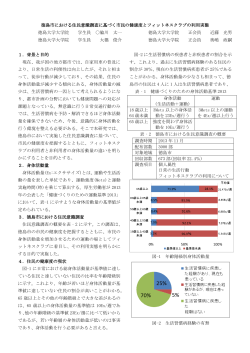 徳島市における住民意識調査に基づく市民の健康度とフィットネスクラブ