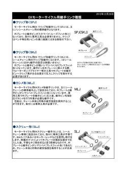 モーターサイクルチェーン用ジョイント取扱説明 （PDFファイル：89KB）