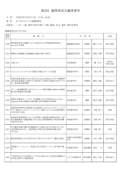 H25年5月（第2回） - 大阪市立大学 阿倍野キャンパス