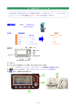 モデル SOKKIA SET500/S