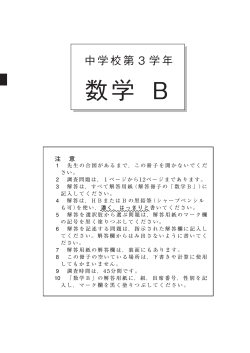 数学B問題（PDF、2,546KB）