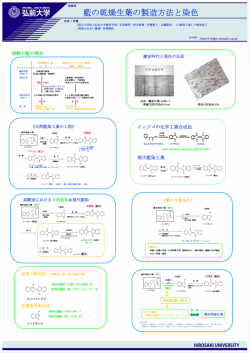 藍の乾燥生葉の製造方法と染色