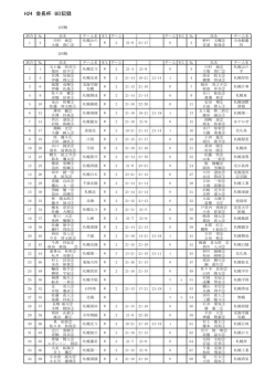 H24 会長杯 BD記録