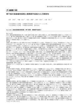 棘下筋の筋線維別筋厚と肩関節外旋筋力との関係性