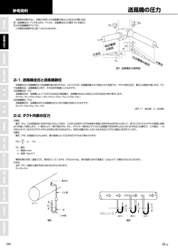 送風機の圧力