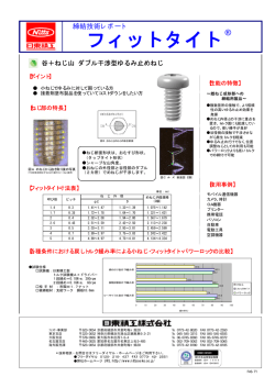 フィットタイト&reg; - 日東精工