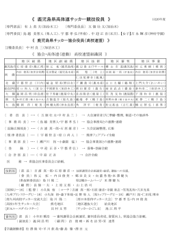 組織図（平成26年度） - 鹿児島県サッカー協会
