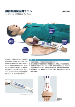 LM-086 静脈路確保困難モデル