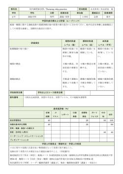 校内練習船実習 - 国立弓削商船高等専門学校