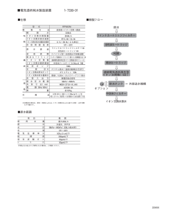 電気透析純水製造装置 1-7330-01