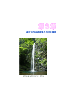 第3章 和歌山市水道事業の現状と課題 - 和歌山市水道局