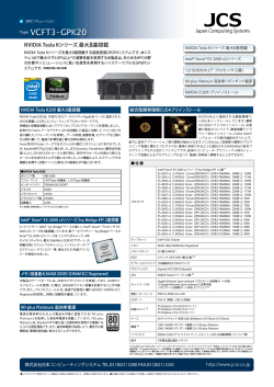 Type VCFT3-GPK20 - 日本コンピューティングシステム