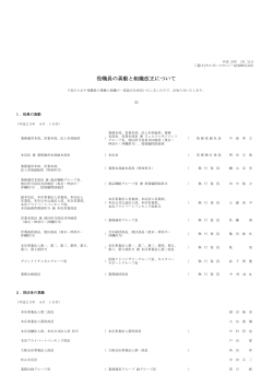 役職員の異動と組織改正について [ PDF 91KB ] - 三菱UFJ証券