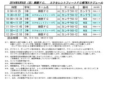 2014年6月8日（日）御厨FC、 エクセレントフィートFC  - Excellentfeet.jp