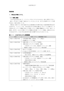 Ⅳ．特記事項 - 太成学院大学