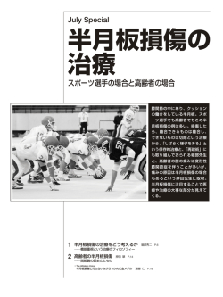 半月板損傷の 治療