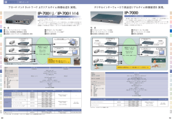 IP-700Ⅱj - ネットワーク
