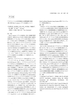 （第2報）Wnt