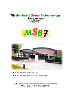 MSB7 - MSB研究会