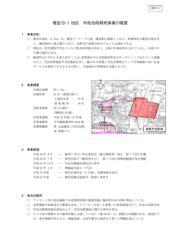 権堂 B-1 地区 市街地再開発事業の概要