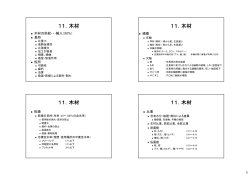 11．木材 11．木材 11．木材 11．木材