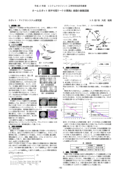 ロボット･マイクロシステム研究室 (pdf ファイル 6012KB，15～31ページ