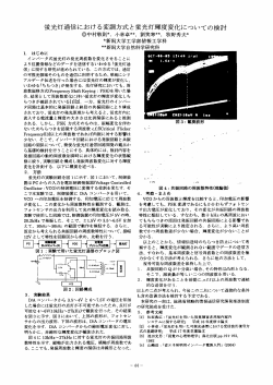 蛍光灯通信における変調方式と蛍光灯輝度変化についての検討 - 新潟大学